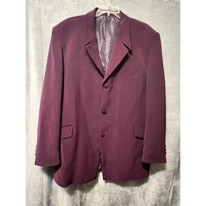 Il Canto 48 Purple Blazer Mens Jacket Wool Twill Church Wear Italian Designer